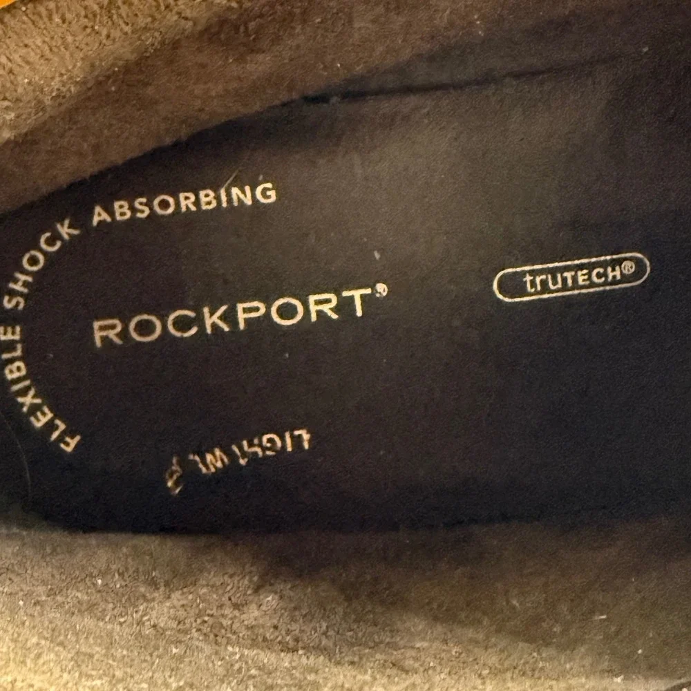 Rockport truTECH Leather Chukka Boots Brown Comfort Walking Casual Men 7 Wide‎